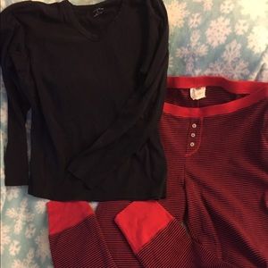 (Sold) Old Navy/Lands End Thermal PJs